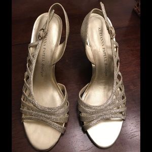 Gold Sparkly Party Shoes